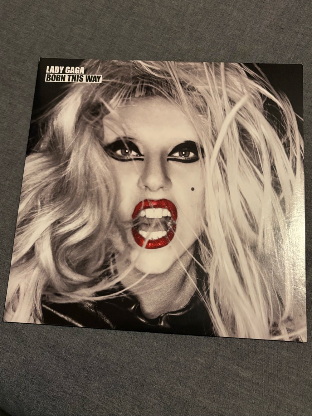 Lady Gaga Born This Way Vinyl Record — Red Coloured Vinyl